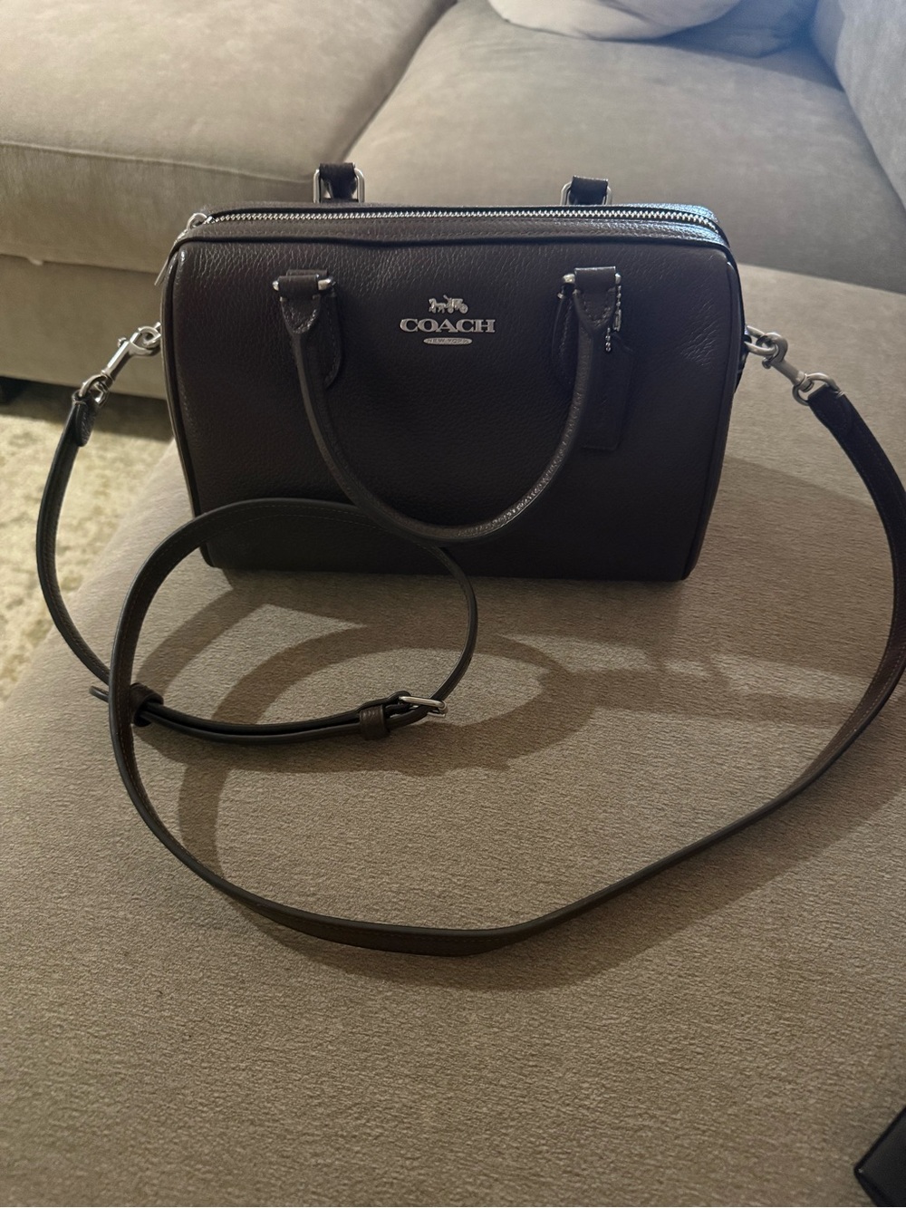 COACH Maple Rowan medium satchel - Picture 5 of 8